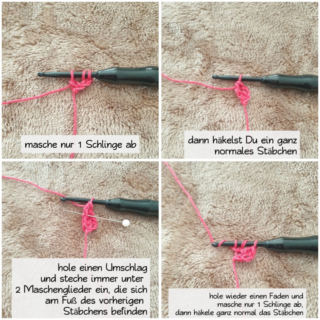 Blog-Inhaltsbild für 'kostenlose Häkelanleitung für die romantischen Pulswärmer Franzi'